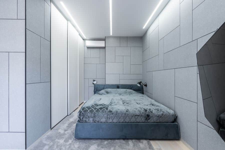 dormitorio moderno bajo consumo energetico 2 Dormitorio moderno con bajo consumo energético