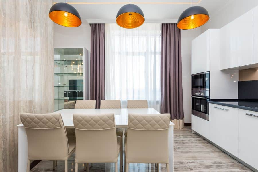 Lámpara moderna para comedor elegante
