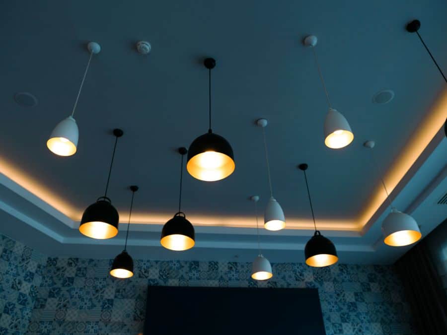 Lámparas colgantes modernas para interiores