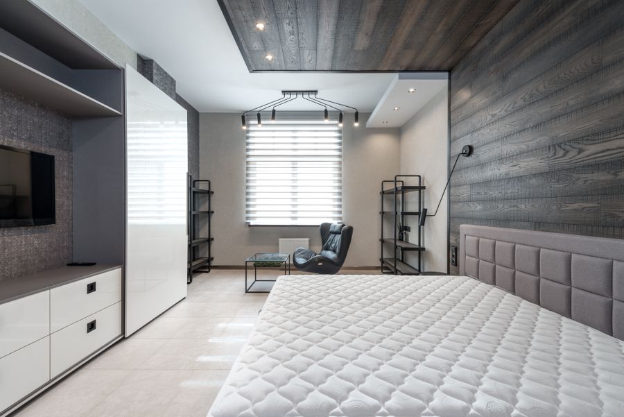 Colchón firme para dormitorio moderno