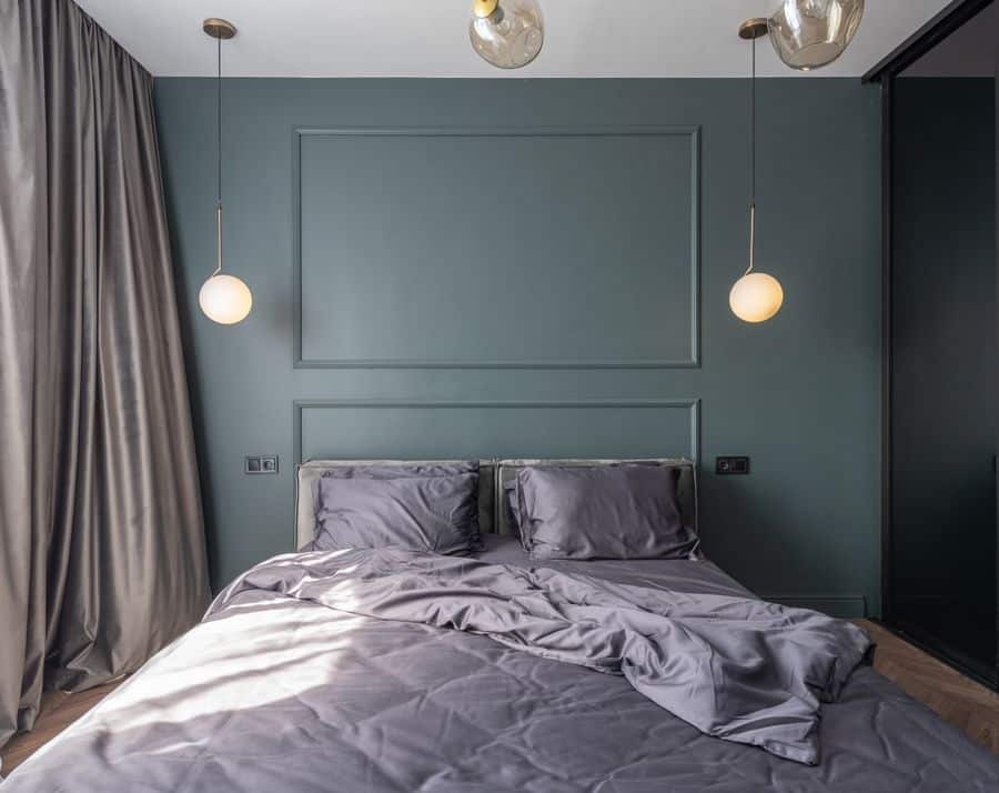 dormitorio moderno cama sin hacer 2 Dormitorio moderno con cama sin hacer