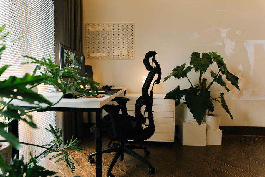 Silla ergonómica para oficina en casa