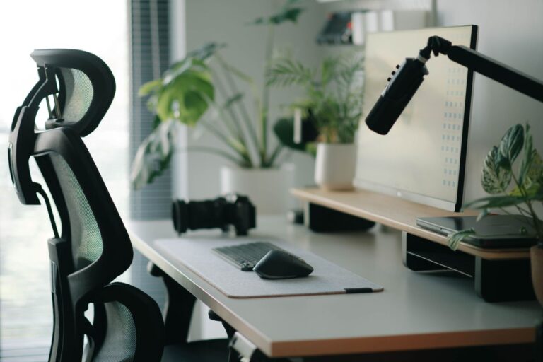 Silla ergonómica para oficina moderna