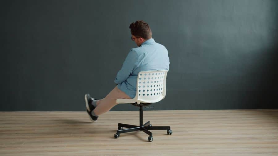 Silla giratoria ajustable de oficina