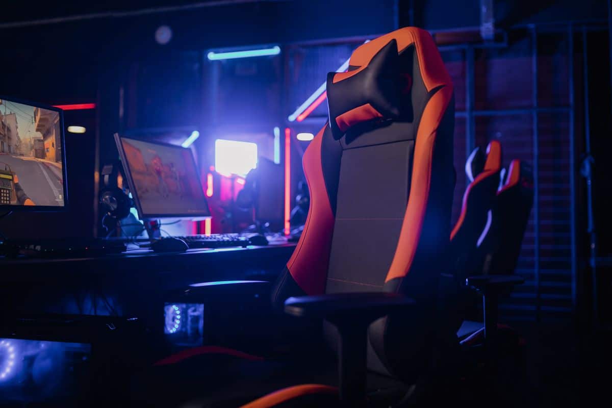 Silla gamer moderna sin reposapiés